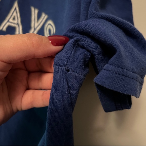 Toronto Blue Jays Josh Donaldson Medium Name Number Blue T-Shirt‎ MLB Baseball - Picture 8 of 11